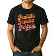 Pudiste Puedes Podras Maestra Spanish Teacher Men's Casual T-Shirt Black