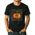 Pumpkin Pi Math Teacher Halloween Pumpkin Pi Men's Casual T-Shirt Black