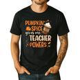 Pumpkin Spice Gives Me Teacher Powers Fall Thanksgiving Men Women Men's Casual T-Shirt Black
