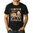 Pumpkin Spice Makes Teacher Nice Retro Fall Spooky Season Men's Casual T-Shirt Black Pumpkin Spice Makes Teacher Nice Retro Fall Spooky Season Men's Casual T-Shirt Black