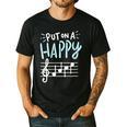 Put On A Happy Face Music Music Teacher Men's Casual T-Shirt Black Put On A Happy Face Music Music Teacher Men's Casual T-Shirt Black