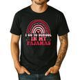 Rainbow Homeschool Mom Teacher I Go To School In My Pajamas Men's Casual T-Shirt Black Rainbow Homeschool Mom Teacher I Go To School In My Pajamas Men's Casual T-Shirt Black