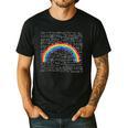 Rainbow Math Equation Teacher Nerd Retro LGBT Gay Pride Flag Men's Casual T-Shirt Black