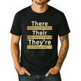 There Their They'Re T Shirt English Grammar Teacher For Men Women Men's Casual T-Shirt Black