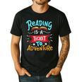 Reading Adventure Library Student Teacher Book Men's Casual T-Shirt Black Reading Adventure Library Student Teacher Book Men's Casual T-Shirt Black