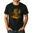 Reading Dragon Shirt For Bookish Teacher Librarian Bookworm Men's Casual T-Shirt Black Reading Dragon Shirt For Bookish Teacher Librarian Bookworm Men's Casual T-Shirt Black