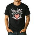Reading Intervention Teacher Men's Casual T-Shirt Black Reading Intervention Teacher Men's Casual T-Shirt Black