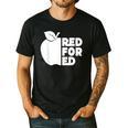 Red For Ed Teacher Support Public Education For Men Women Kids Men's Casual T-Shirt Black
