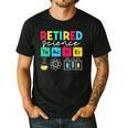 Retired Science Teacher Periodic Table Teacher Life Men's Casual T-Shirt Black Retired Science Teacher Periodic Table Teacher Life Men's Casual T-Shirt Black