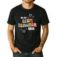 Retro Boho Math Science Professor In My STEM Teacher Era Men's Casual T-Shirt Black