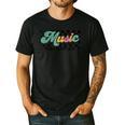 Retro Checkered Music Therapist Squad Music Therapy Teacher For Men Women Men's Casual T-Shirt Black Retro Checkered Music Therapist Squad Music Therapy Teacher For Men Women Men's Casual T-Shirt Black