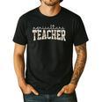 Retro Floral Agriculture Teacher Farmer AG Teacher Team Crew Men's Casual T-Shirt Black Retro Floral Agriculture Teacher Farmer AG Teacher Team Crew Men's Casual T-Shirt Black