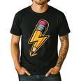 Retro Pencil Pencil Back To School Teacher Student Men's Casual T-Shirt Black Retro Pencil Pencil Back To School Teacher Student Men's Casual T-Shirt Black
