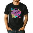 Retro Physical Education Vibes Gym Teacher Phys Ed Teacher Men's Casual T-Shirt Black Retro Physical Education Vibes Gym Teacher Phys Ed Teacher Men's Casual T-Shirt Black