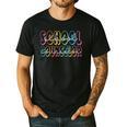 Retro School Counselor Counseling Teacher Appreciation Men's Casual T-Shirt Black Retro School Counselor Counseling Teacher Appreciation Men's Casual T-Shirt Black