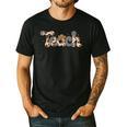 Retro Teacher Western Country Cowboy Cowgirl Back To School Men's Casual T-Shirt Black