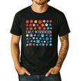 Retro Wildflower Early Intervention Teacher Interventionist Men's Casual T-Shirt Black Retro Wildflower Early Intervention Teacher Interventionist Men's Casual T-Shirt Black