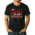 Santa's Favorite Para Christmas Paraprofessional Teacher Men's Casual T-Shirt Black
