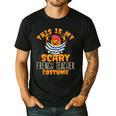 This Is My Scary French Teacher Costume Halloween Men's Casual T-Shirt Black