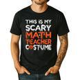 This Is My Scary Math Teacher Costume For Halloween Men's Casual T-Shirt Black This Is My Scary Math Teacher Costume For Halloween Men's Casual T-Shirt Black