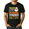 This Is My Scary Reading Teacher Costume Halloween School Men's Casual T-Shirt Black