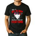 This Is My Scary Science Teacher Costume Ghost Halloween Men's Casual T-Shirt Black