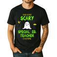 Scary Special Education Ed Teacher Costume Halloween Easy Men's Casual T-Shirt Black Scary Special Education Ed Teacher Costume Halloween Easy Men's Casual T-Shirt Black