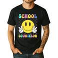 School Counselor Teacher Counseling Office School Guidance Men's Casual T-Shirt Black