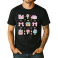 School Pencils And Bows Teacher Bow Coquette Pencil Girls Men's Casual T-Shirt Black School Pencils And Bows Teacher Bow Coquette Pencil Girls Men's Casual T-Shirt Black