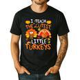 School Thankful I Teach The Cutest Little Turkeys Thanksgiving Teacher Men's Casual T-Shirt Black School Thankful I Teach The Cutest Little Turkeys Thanksgiving Teacher Men's Casual T-Shirt Black