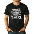 Science Because Figuring Things Out Teacher Pro Scientific Men's Casual T-Shirt Black Science Because Figuring Things Out Teacher Pro Scientific Men's Casual T-Shirt Black