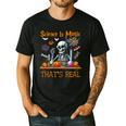 Science Is Magic Halloween Skeleton Students Teacher Men's Casual T-Shirt Black Science Is Magic Halloween Skeleton Students Teacher Men's Casual T-Shirt Black