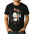 Science Rat Lab Science Scientist Mouse Teacher Chemistry Men's Casual T-Shirt Black Science Rat Lab Science Scientist Mouse Teacher Chemistry Men's Casual T-Shirt Black
