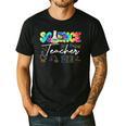 Science Teacher Tie Dye First Day Of School Back To School Men Women Girls Kids Men's Casual T-Shirt Black Science Teacher Tie Dye First Day Of School Back To School Men Women Girls Kids Men's Casual T-Shirt Black