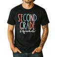Second Grade Squad 2nd Grade Teacher Women Back To School Men's Casual T-Shirt Black