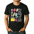 She Works Willingly With Her Hands Proverbs Daycare Teacher Men Women Men's Casual T-Shirt Black She Works Willingly With Her Hands Proverbs Daycare Teacher Men Women Men's Casual T-Shirt Black