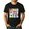 Soul Bleach Teacher Staff First Day Of School Last Hugs & High Fives Lunch Lady Vibes Blue Classic Fit Men's Casual T-Shirt Black Soul Bleach Teacher Staff First Day Of School Last Hugs & High Fives Lunch Lady Vibes Blue Classic Fit Men's Casual T-Shirt Black
