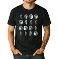 Space Science Student Teacher Leonard Moon Phases Men Women Kids Men's Casual T-Shirt Black