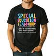 Special Education Team Definition Retro Ed Team Crew Teacher Men's Casual T-Shirt Black