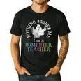 This Is My Spooky COMPUTER TEACHER Costume Don't Scare Me Men's Casual T-Shirt Black This Is My Spooky COMPUTER TEACHER Costume Don't Scare Me Men's Casual T-Shirt Black