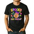 Spooky ESOL Teacher Halloween ESOL Teaching Coquette Men's Casual T-Shirt Black Spooky ESOL Teacher Halloween ESOL Teaching Coquette Men's Casual T-Shirt Black
