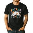 Spooky Ghost PE Teacher Squad Physical Education Halloween Men's Casual T-Shirt Black Spooky Ghost PE Teacher Squad Physical Education Halloween Men's Casual T-Shirt Black