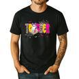 Spooky Halloween Teacher Para Counselor SPED Preppy Boo Kids Men's Casual T-Shirt Black