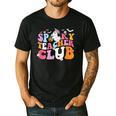 Spooky Teacher Club Halloween Men's Casual T-Shirt Black