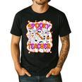 Spooky Teacher Ghost Pencil Teacher Halloween Teacher Men's Casual T-Shirt Black