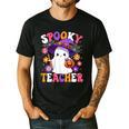 Spooky Teacher Halloween Cute Halloween Teacher Ghost Men's Casual T-Shirt Black Spooky Teacher Halloween Cute Halloween Teacher Ghost Men's Casual T-Shirt Black