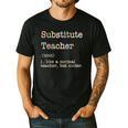 Substitute Teacher Like A Normal Teacher But Cooler Men's Casual T-Shirt Black Substitute Teacher Like A Normal Teacher But Cooler Men's Casual T-Shirt Black