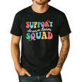 Support Dream Services Team Groovy Teacher Support Squad Men's Casual T-Shirt Black Support Dream Services Team Groovy Teacher Support Squad Men's Casual T-Shirt Black