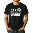 Support Public Education Teacher Red For Ed Indiana Men's Casual T-Shirt Black Support Public Education Teacher Red For Ed Indiana Men's Casual T-Shirt Black