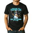 Surviving The Teacher Life Pjs Pajamas Christmas Xmas Teache Men's Casual T-Shirt Black